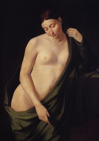 Wojciech Stattler Nude study of a woman.